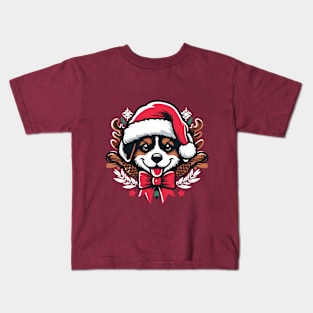 Santa's Favourite Puppy Helper Kids T-Shirt